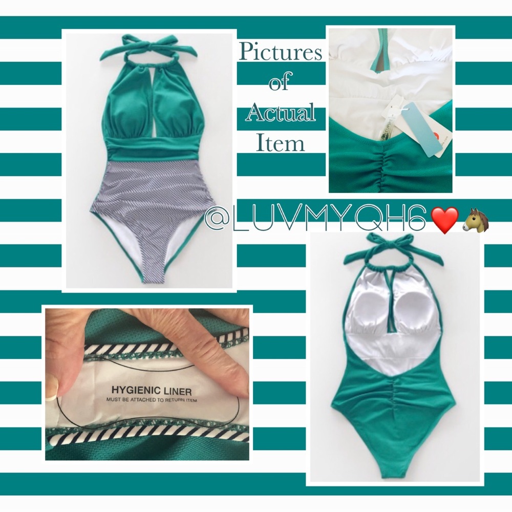 ONE-PIECE HALTER SWIMSUIT - Picture 2 of 3